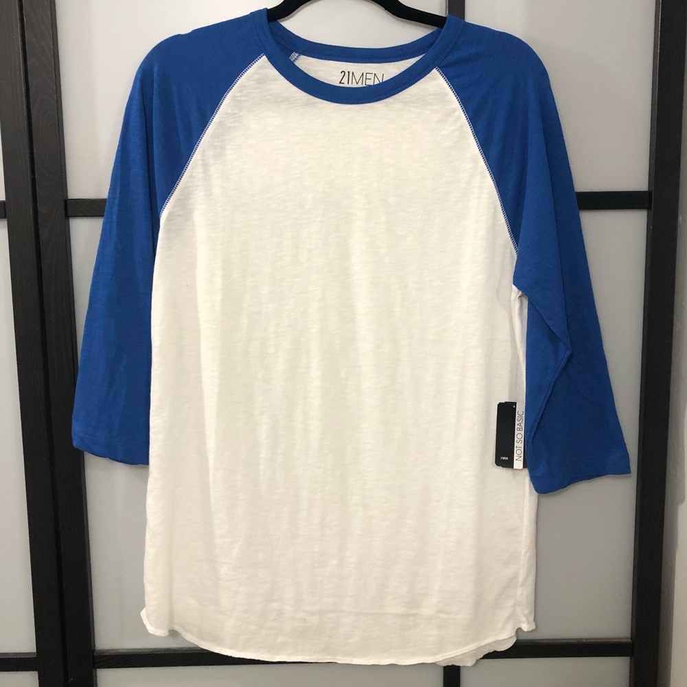 21 Men baseball style T-shirt